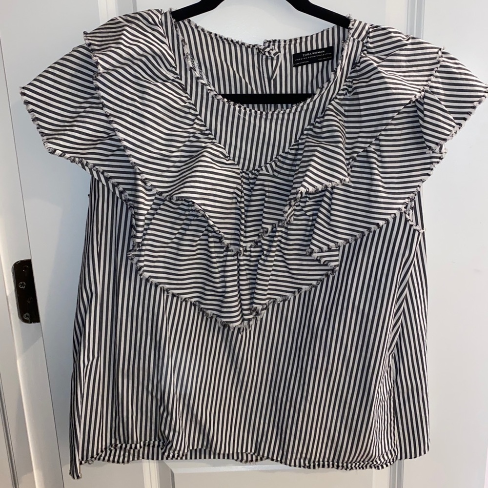 Zara Woman’s striped blouse
